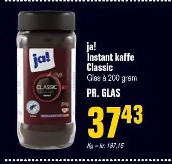 Poetzsch Padborg Ja! instant kaffe classic tilbud