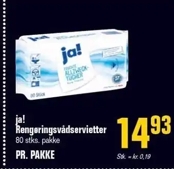 Poetzsch Padborg Ja! rengøringsvådservietter tilbud