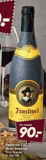 Bilka Faustino 1 gran reserva tilbud