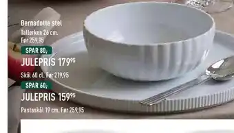 Imerco Bernadotte stel tilbud