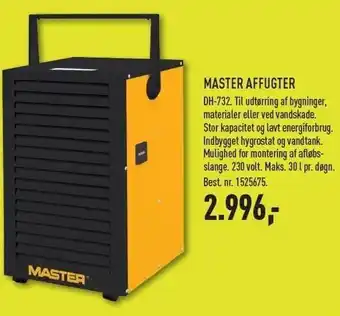 Master affugter