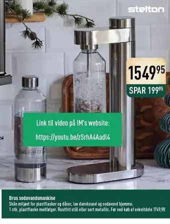 Imerco Brus sodavandsmaskine tilbud