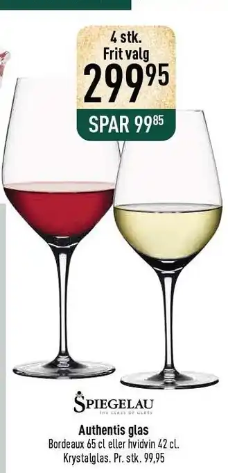 Imerco Authentis glas tilbud