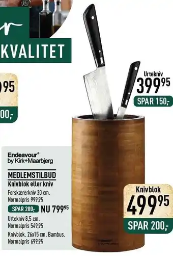 Knivblok eller kniv
