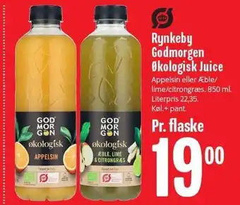 Min Købmand Rynkeby godmorgen økologisk juice tilbud