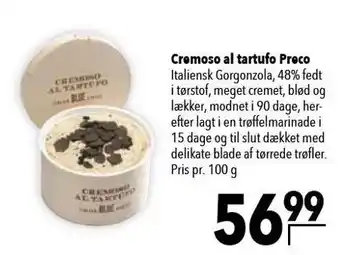 Cremoso al tartufo preca