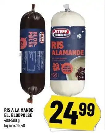 Løvbjerg Ris a la mande el. blodpølse tilbud