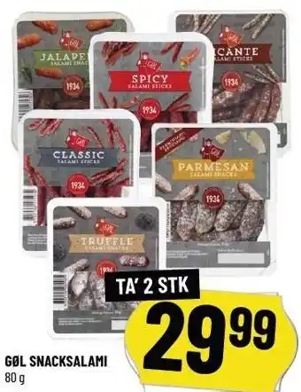 Løvbjerg Gøl snacksalami tilbud