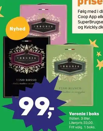SuperBrugsen Veronia i boks tilbud