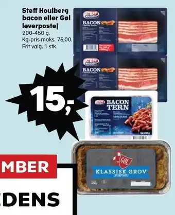 SuperBrugsen Steff houlberg bacon eller gøl leverpostej tilbud