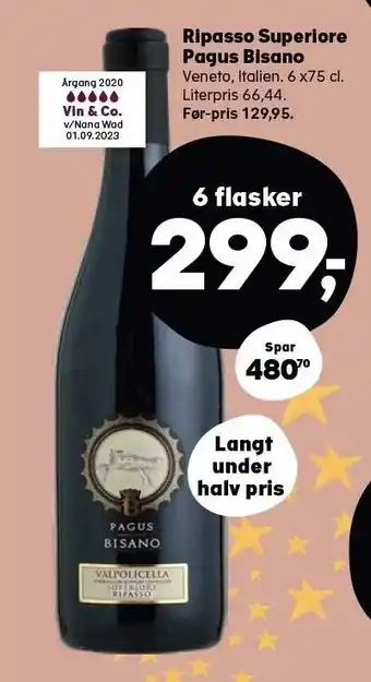 SuperBrugsen Ripasso superiore pagus bisano tilbud