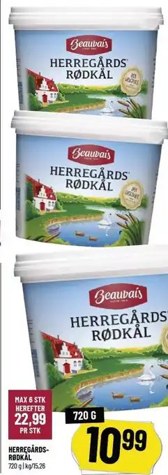 Løvbjerg Herregårds rødkål tilbud