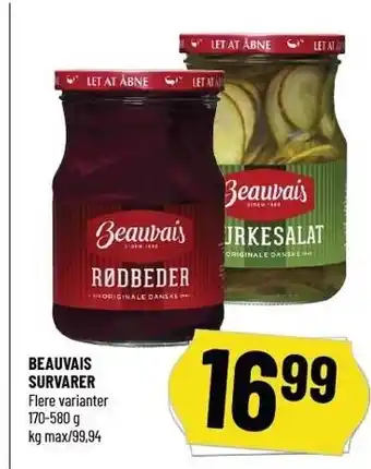Løvbjerg Beauvais survarer tilbud
