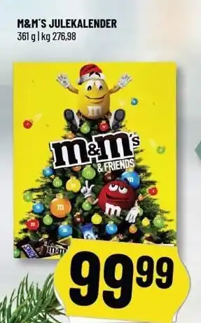Løvbjerg M&m's julekalender tilbud