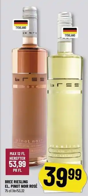 Løvbjerg Bree riesling el. pinot noir rosè tilbud