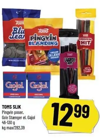 Løvbjerg Toms slik tilbud