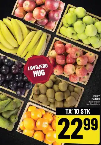 Løvbjerg Frugt marked - 10 stk tilbud