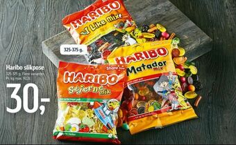 Føtex Haribo slikpose tilbud