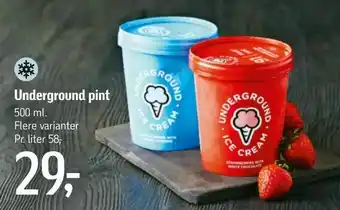 Føtex Underground pint tilbud
