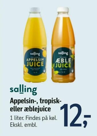 Føtex Appelsin-, tropisk eller æblejuice tilbud