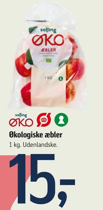 Føtex Økologiske æbler tilbud