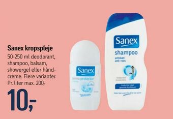 Føtex Sanex kropspleje tilbud