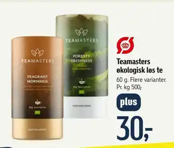 Føtex Teamasters økologisk løs te tilbud