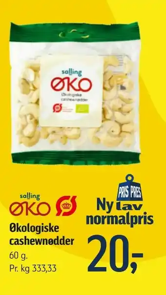 Føtex Økologiske cashewnødder tilbud
