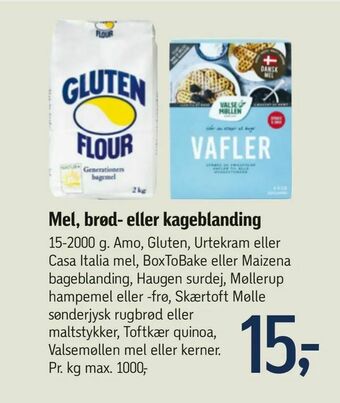 Føtex Mel, brød- eller kageblanding tilbud