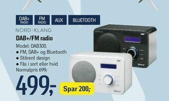 Føtex DAB+/FM radio tilbud