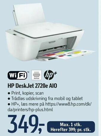 Føtex HP DeskJet 2720e AIO tilbud