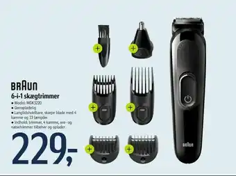 Føtex 6-i-1 skægtrimmer tilbud