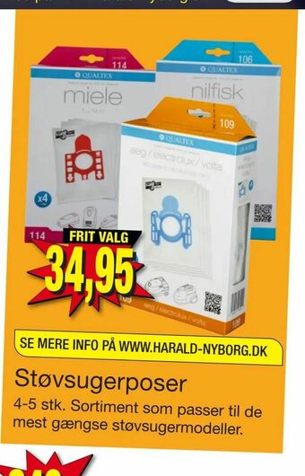 Harald Nyborg Støvsugerposer tilbud