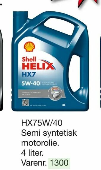 Harald Nyborg SHELL motorolie tilbud