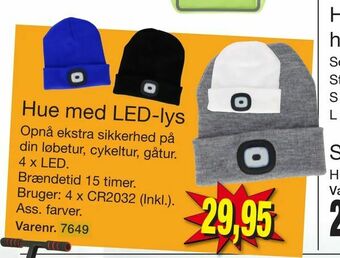 Harald Nyborg Hue med LED-lys tilbud
