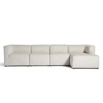 Møbelkompagniet Roma xl chaiselong sofa højrevendt, beige fløjl tilbud
