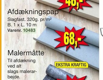 Harald Nyborg Afdækningspap tilbud