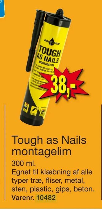 Harald Nyborg Tough as Nails montagelim tilbud