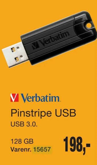 Harald Nyborg Pinstripe USB tilbud