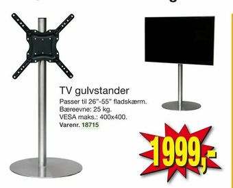 Harald Nyborg TV gulvstander tilbud