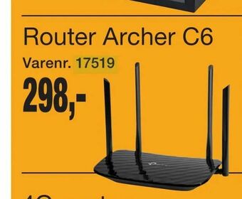 Harald Nyborg Router Archer C6 tilbud