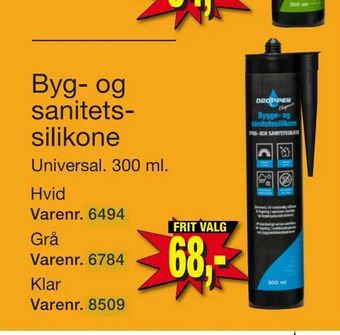 Harald Nyborg Byg- og sanitetssilikone tilbud