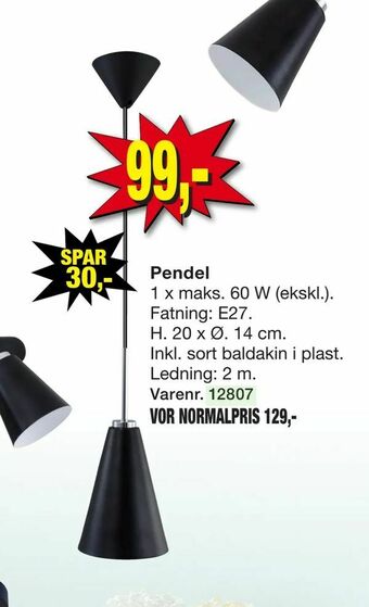 Harald Nyborg Pendel tilbud