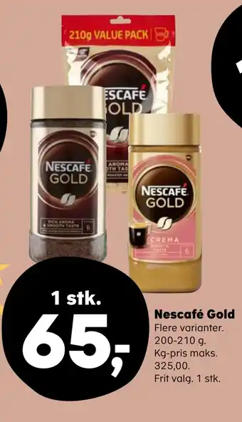 Kvickly Nescafé gold tilbud