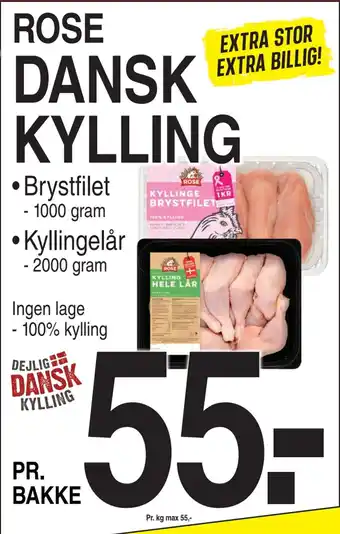 ABC Lavpris Dansk kylling tilbud