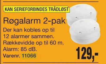 Harald Nyborg Røgalarm 2-pak tilbud