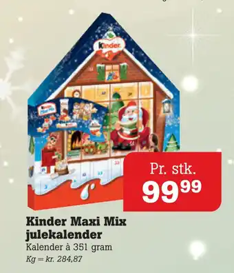 Poetzsch Padborg Kinder maxi mix julekalender tilbud