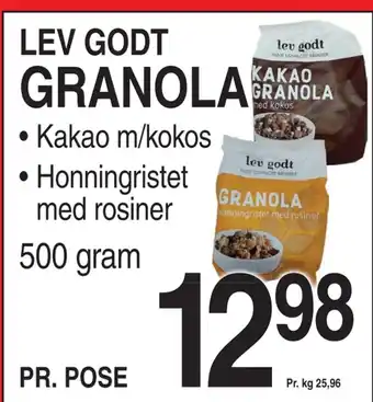 ABC Lavpris Granola tilbud