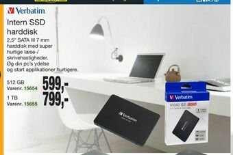 Harald Nyborg Intern SSD harddisk tilbud
