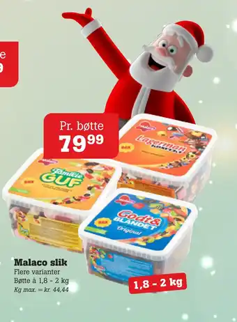 Poetzsch Padborg Malaco slik tilbud
